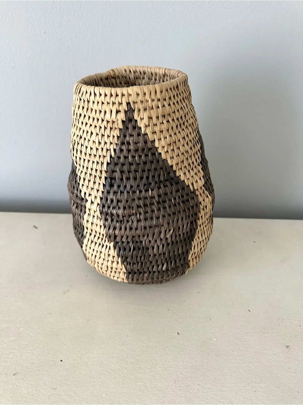 African Africa basket decor vase boho hand made